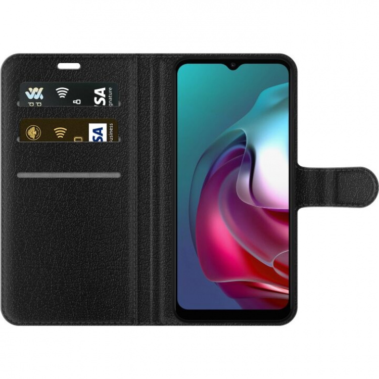 Tegnebogsetui til Motorola Moto G30 med Luksuriøst motiv