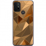 Mobilcover til Motorola Moto G30 med 3D Guld motiv
