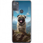 Mobilcover til Motorola Moto G50 med Glad Hund motiv