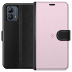 Tegnebogsetui til Motorola Moto G53 med Hjerte motiv
