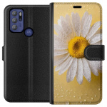 Tegnebogsetui til Motorola Moto G60S med Porcelænsblomst motiv