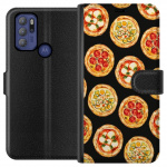 Tegnebogsetui til Motorola Moto G60S med Pizza motiv