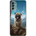 Mobilcover til Motorola Moto G62 5G med Glad Hund motiv