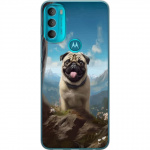 Mobilcover til Motorola Moto G71 5G med Glad Hund motiv