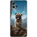 Mobilcover til Motorola Moto G72 med Glad Hund motiv