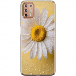 Mobilcover til Motorola Moto G9 Plus med Porcelænsblomst motiv