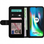 Tegnebogsetui til Motorola Moto G9 Play med Pizza motiv
