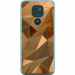 Mobilcover til Motorola Moto G9 Play med 3D Guld motiv
