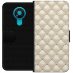 Tegnebogsetui til Nokia 3.4 med Guldglans motiv