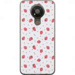 Mobilcover til Nokia 3.4 med Jordbær motiv