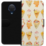 Tegnebogsetui til Nokia G20 med Glasagtigt motiv