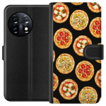 Tegnebogsetui til OnePlus 11 med Pizza motiv