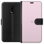 Tegnebogsetui til OnePlus 6T med Hjerte motiv