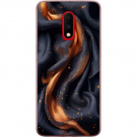 Mobilcover til OnePlus 7 med Brandigt silke motiv