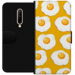 Tegnebogsetui til OnePlus 7 Pro med Stegt æg motiv