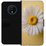 Tegnebogsetui til OnePlus 7T med Porcelænsblomst motiv