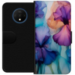 Tegnebogsetui til OnePlus 7T med Magiske blomster motiv