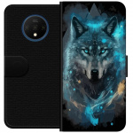 Tegnebogsetui til OnePlus 7T med Ulve motiv
