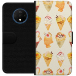 Tegnebogsetui til OnePlus 7T med Glasagtigt motiv