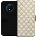 Tegnebogsetui til OnePlus 7T med Guldglans motiv