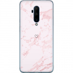 Mobilcover til OnePlus 7T Pro med Rosa Hjerte motiv