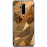 Mobilcover til OnePlus 7T Pro med 3D Guld motiv