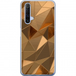 Mobilcover til Realme X50 5G med 3D Guld motiv
