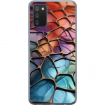 Mobilcover til Samsung Galaxy A02s med Metallict mønster motiv
