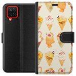 Tegnebogsetui til Samsung Galaxy A12 med Glasagtigt motiv