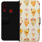 Tegnebogsetui til Samsung Galaxy A20s med Glasagtigt motiv