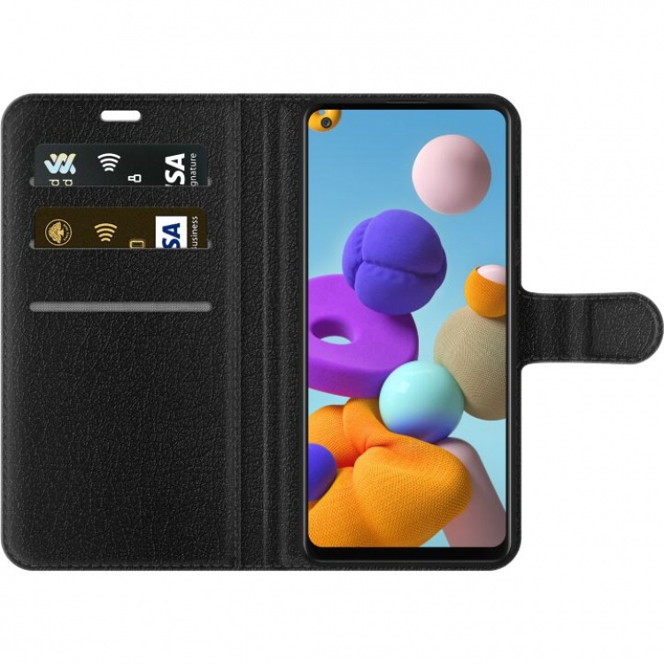 Tegnebogsetui til Samsung Galaxy A21s med Hjerte motiv