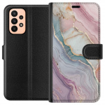 Tegnebogsetui til Samsung Galaxy A23 med Marmor motiv