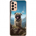 Mobilcover til Samsung Galaxy A23 med Glad Hund motiv