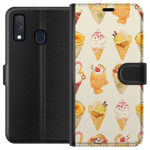 Tegnebogsetui til Samsung Galaxy A40 med Glasagtigt motiv