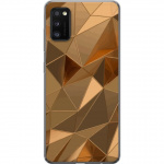 Mobilcover til Samsung Galaxy A41 med 3D Guld motiv