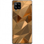 Mobilcover til Samsung Galaxy A42 5G med 3D Guld motiv