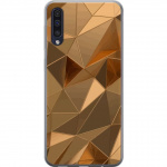 Mobilcover til Samsung Galaxy A50 med 3D Guld motiv