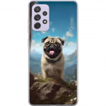 Mobilcover til Samsung Galaxy A52s 5G med Glad Hund motiv