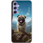 Mobilcover til Samsung Galaxy A54 med Glad Hund motiv