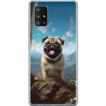 Mobilcover til Samsung Galaxy A71 5G med Glad Hund motiv