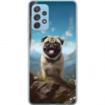 Mobilcover til Samsung Galaxy A72 5G med Glad Hund motiv