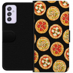 Tegnebogsetui til Samsung Galaxy A82 5G med Pizza motiv