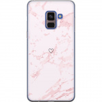Mobilcover til Samsung Galaxy A8 (2018) med Rosa Hjerte motiv