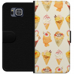 Tegnebogsetui til Samsung Galaxy Alpha med Glasagtigt motiv