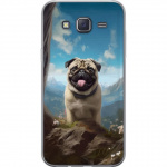 Mobilcover til Samsung Galaxy J5 med Glad Hund motiv