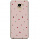 Mobilcover til Samsung Galaxy J6 med Kirsebær motiv