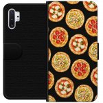 Tegnebogsetui til Samsung Galaxy Note10+ med Pizza motiv
