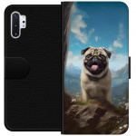 Tegnebogsetui til Samsung Galaxy Note10+ med Glad Hund motiv