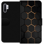 Tegnebogsetui til Samsung Galaxy Note10+ med Luksuriøst Mønster motiv