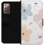 Tegnebogsetui til Samsung Galaxy Note20 med Blomster motiv